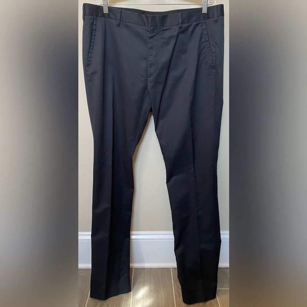 Bonobos Tuesday Dark Grey/Black Slim Fit Dress Pants Slacks Men's Sz 38/34